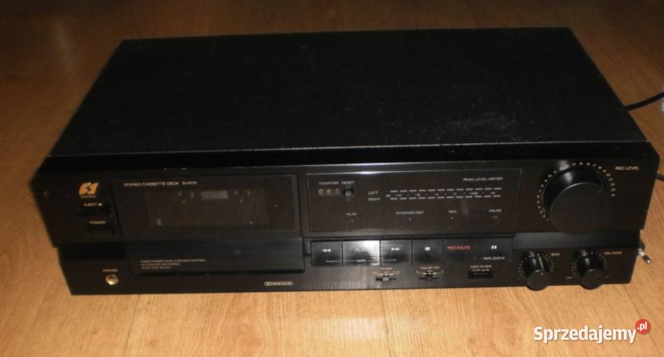 magnetofon Sansui D-X111 Cassette Deck VU-Meter