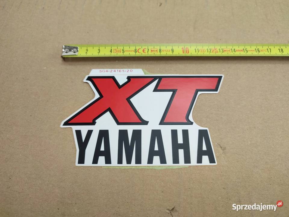 NAKLEJKA EMBLEMAT NA BAK YAMAHA XT 550 1982