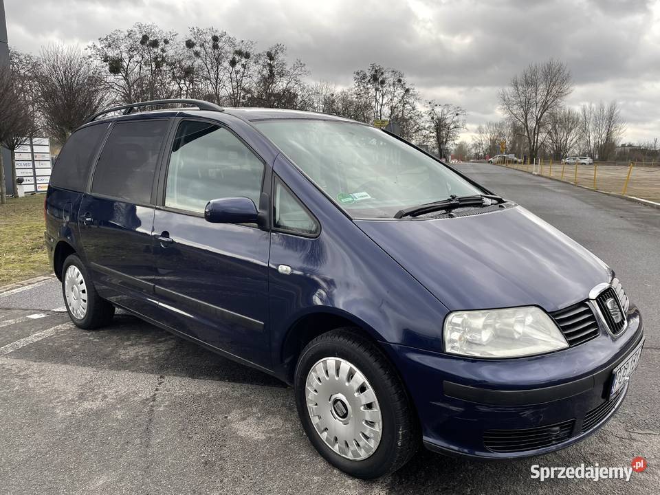 Seat Alhambra 7osobowy Iwł Klima Elektryka Hak elektryczne szyby Poznań