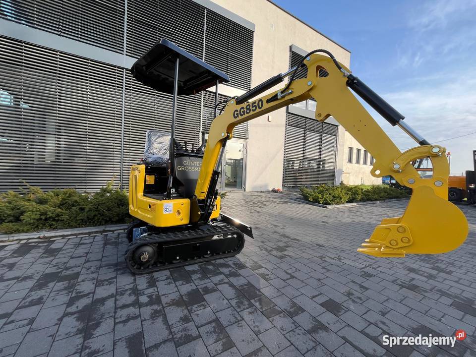 Kubota i Gunter Grossmann Minikoparka GG1000 Rok produkcji 2025 Jedwabne sprzedam