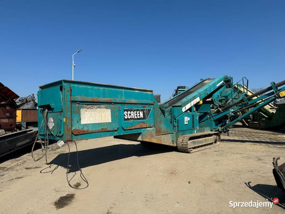 Powerscreen Chieftain 1400 Mobilny przesiewacz pełny VAT Motoryzacja kujawsko-pomorskie Kołodziejewo