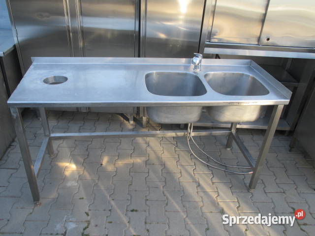 Zlew Gastronomiczny 2 Komorowy Z Otworem Na sprzedam