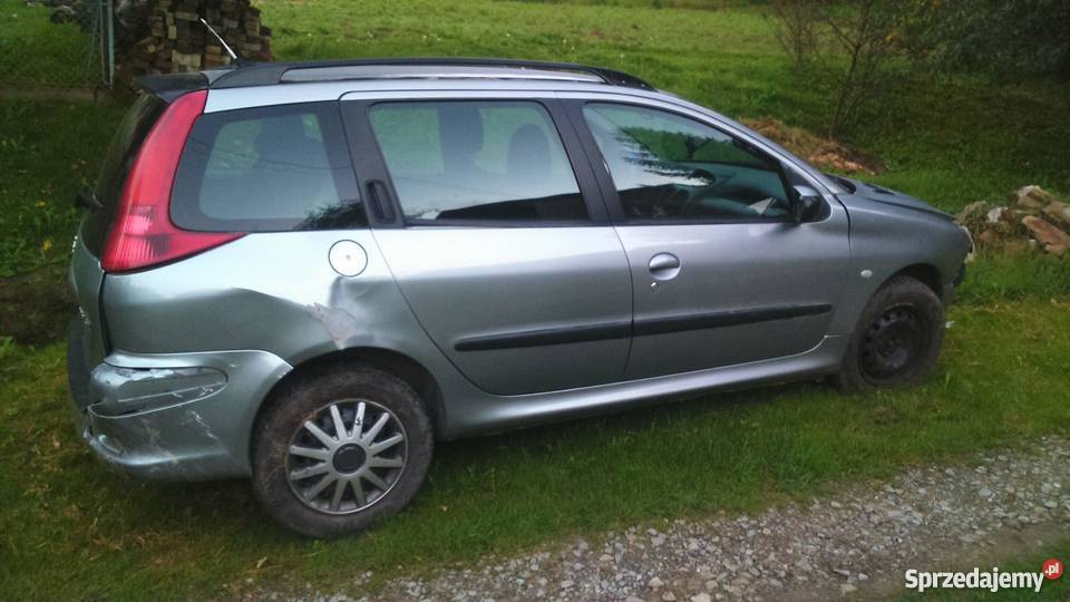 Peugeot 206 SW 14HDI sprzedam uszkodzony silnik diesel Lubenia sprzedam
