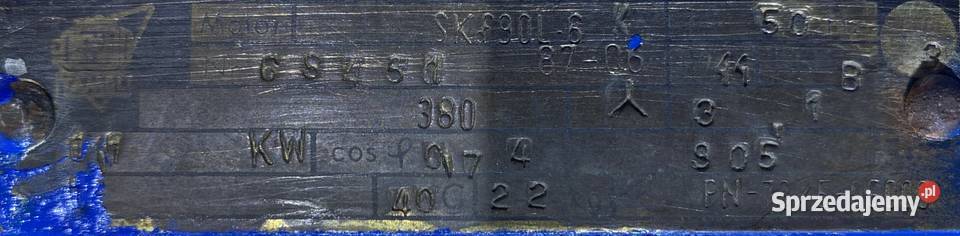 silnik elektryczny 11kW 905obr 3fazowy Tamel sprzedam