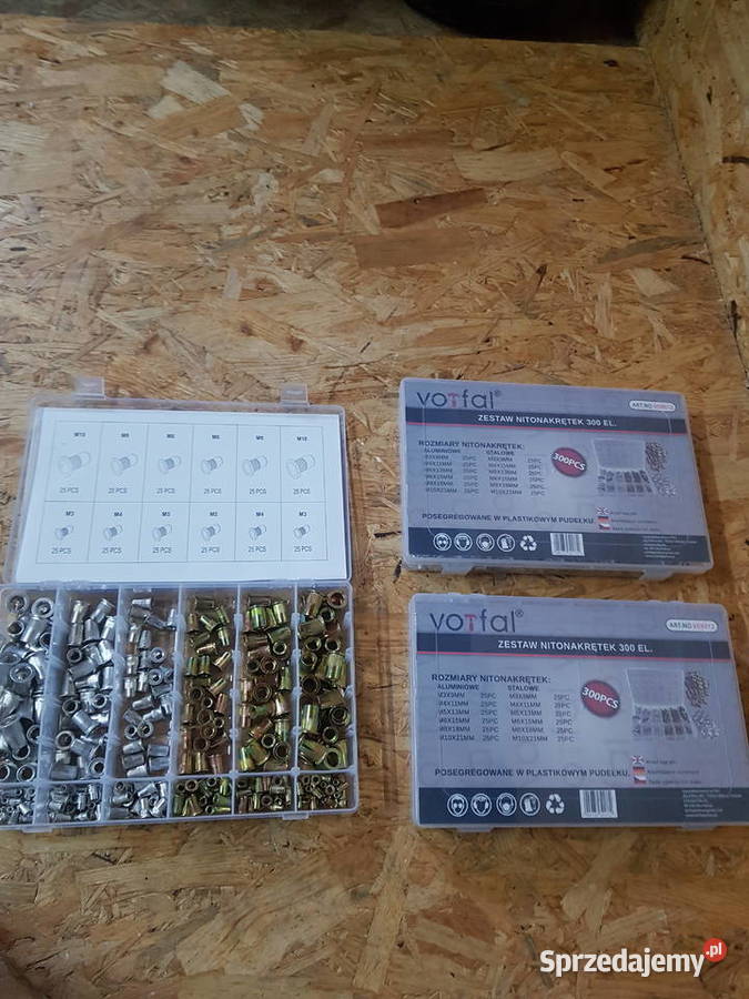 ZESTAW NITONAKRĘTEK M3M10 MIX 300 NITONAKRĘTKA