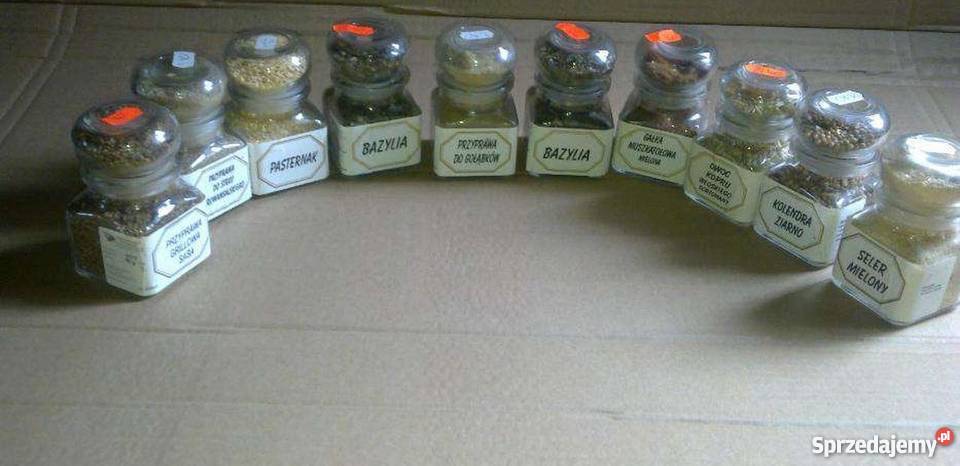 Ozdobne słoiczki z przyprawami Dekoracje i ozdoby Konarzew sprzedam