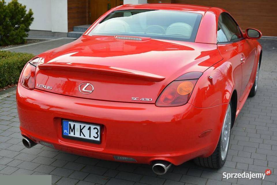 Lexus SC 43 benzyna 285 2002r Rok produkcji 2002 Mińsk Mazowiecki sprzedam