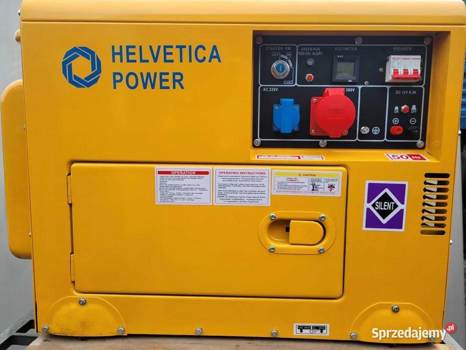 Agregat prądotwórczy Helvetica Power Diesel Agregaty prądotwórcze Koluszki