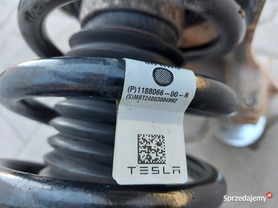 TESLA MODEL Y 2024r AMORTYZATOR PRAWY PRZÓD osobowe