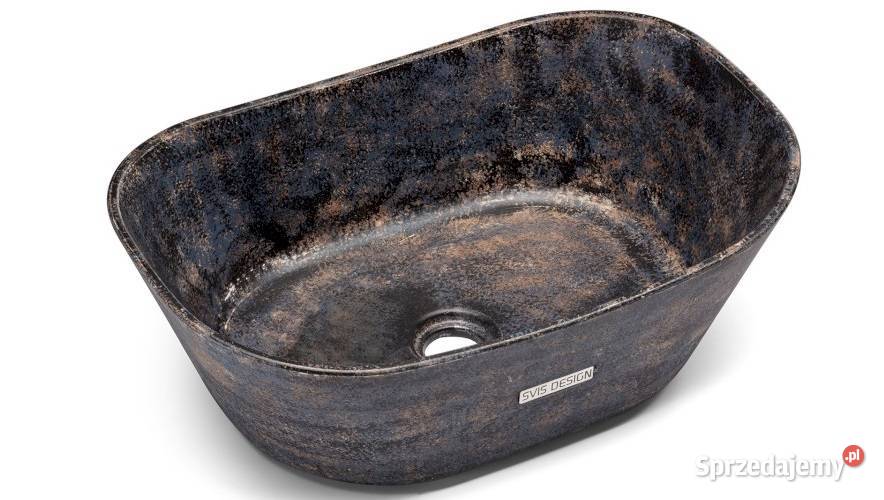Umywalka 50 LIBRA BASIC DARK STONE niebieski mazowieckie Warszawa