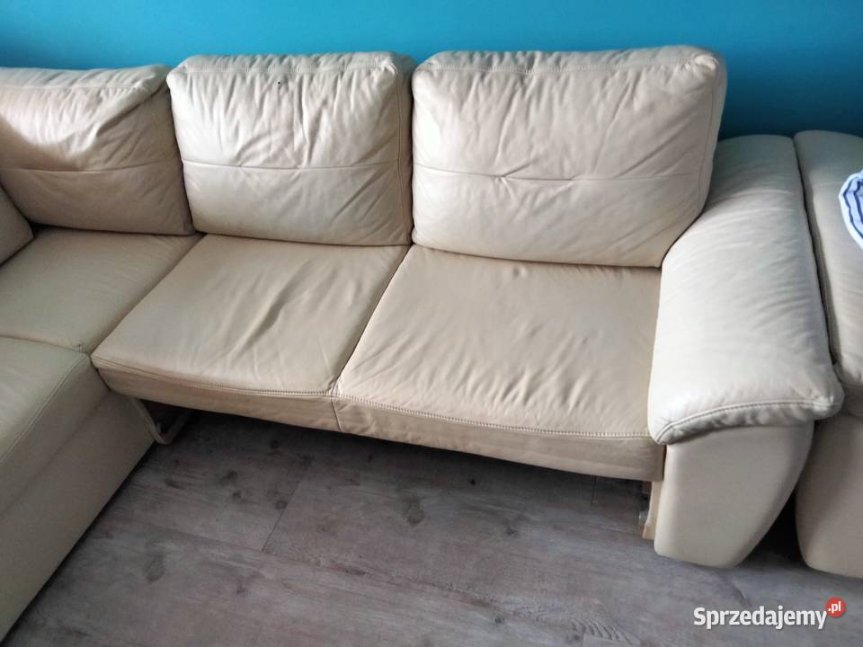 Narożnik skórzany 2 fotele firmy Wajnert w Dom i Ogród Jaworzno