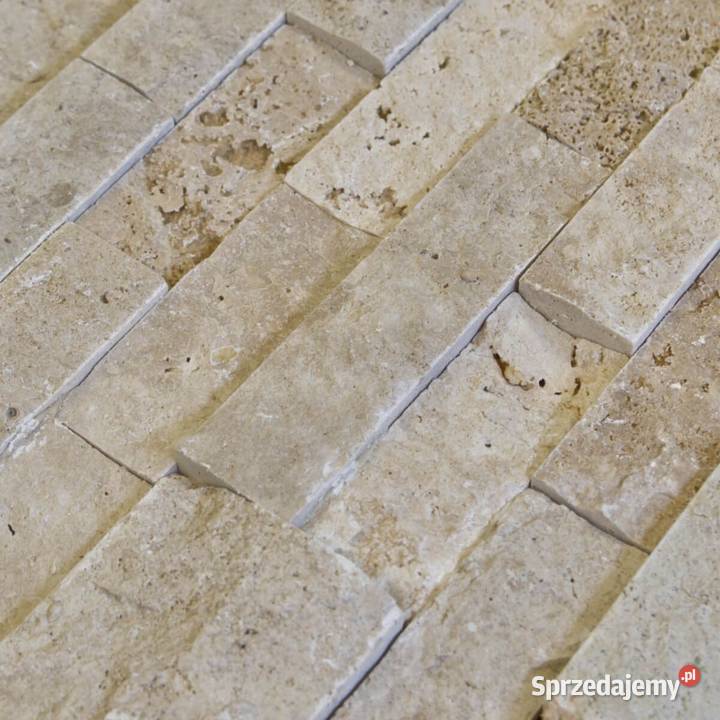 Panel kamienny trawertyn Classic łupany Okładziny elewacyjne małopolskie Kraków