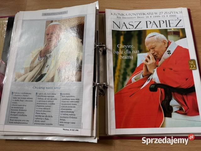 Czasopisma z czasów PRL kronika Nasz Papież Częstochowa