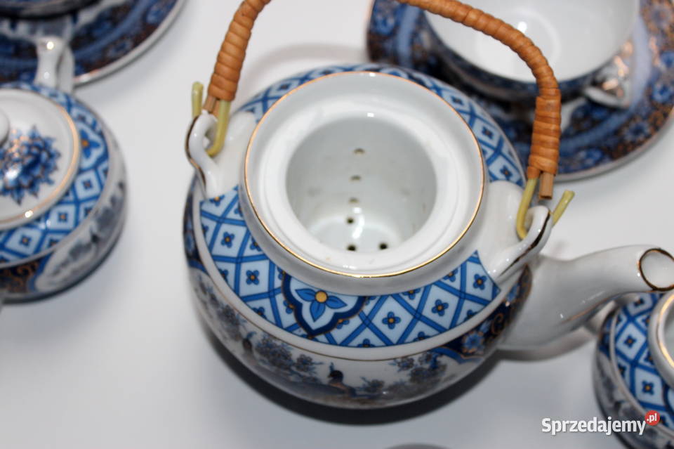 Komplet z chińskiej porcelany do herbaty kawy 19 Giżycko