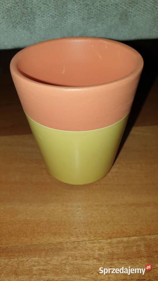 Osłonka doniczka gliniana ceramiczna szkliwiona Warszawa sprzedam