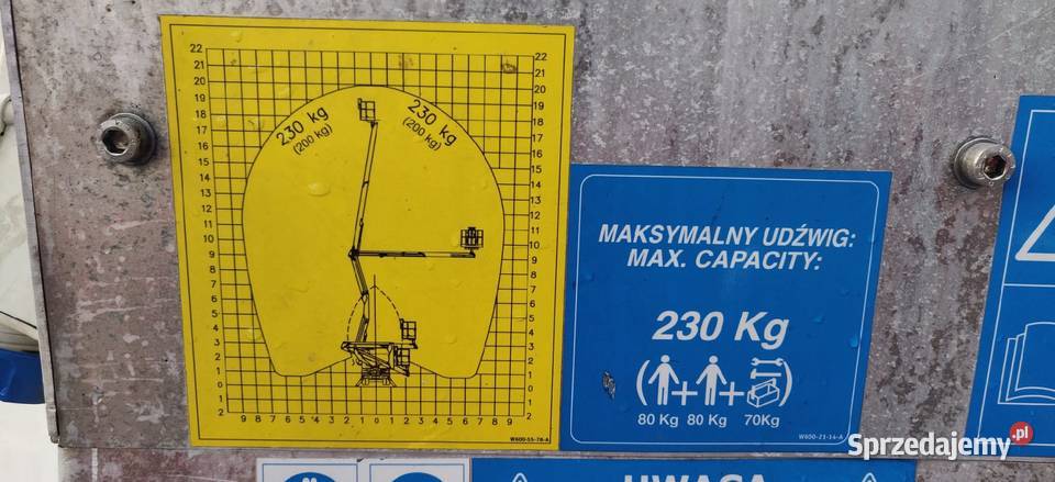 Nissan CABSTAR NT40 PALFINGER 20m PODNOŚNIK Łask