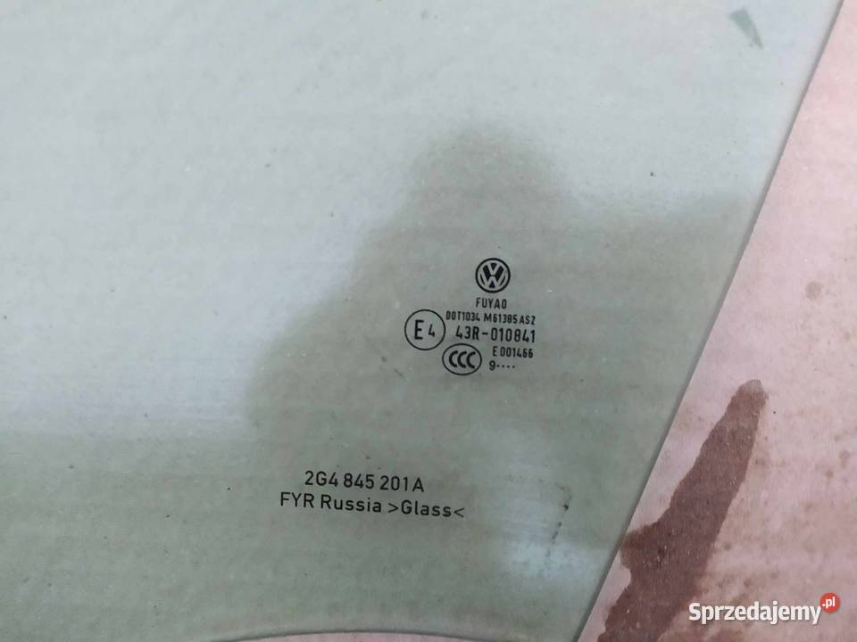 Szyba przednia boczna VW POLO VI 2018 osobowe dolnośląskie