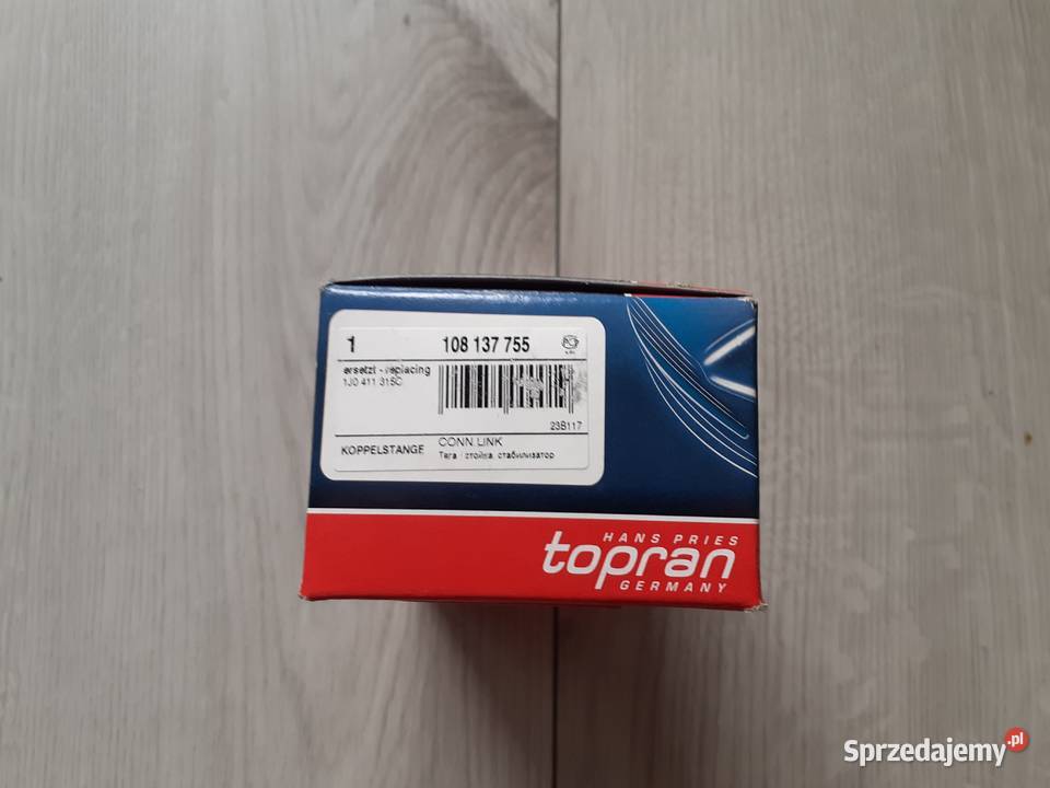 Drążek wspornik stabilizator TOPRAN 108 137 755 Łódź