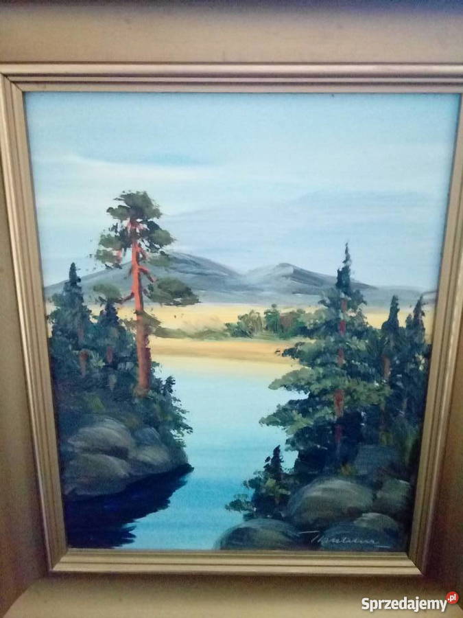 obraz olejny krajobraz Gorzów Wielkopolski