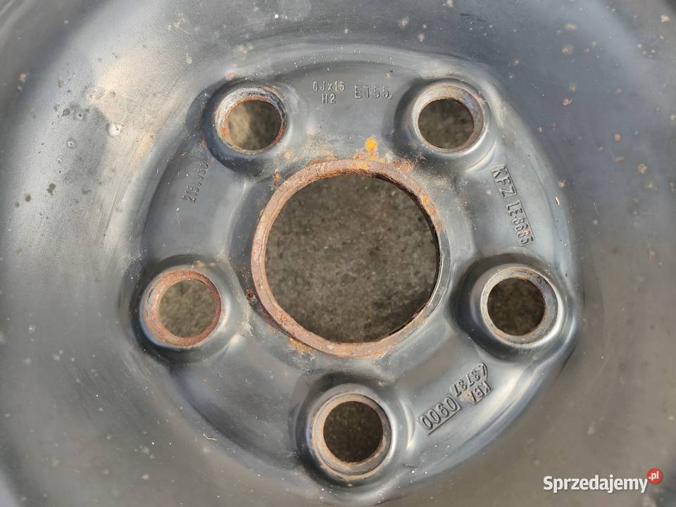 Felgi stalowe 6J 15 5x112 ET55 Ford Seat