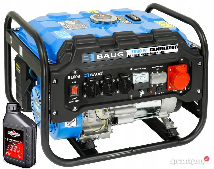 Agregata prądotwórczy 2800 W GENERATOR PRĄDU 7