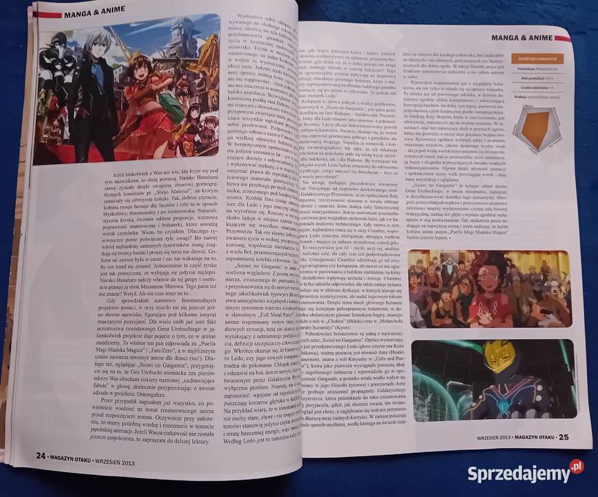 Magazyn Otaku numery 123 i 4 2013 Brak dodatków