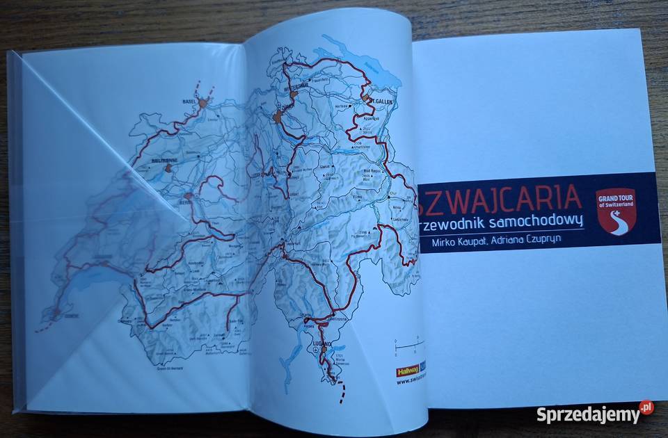 Szwajcaria przewodnik samochodowy ISBN 9788326822629 małopolskie Kraków