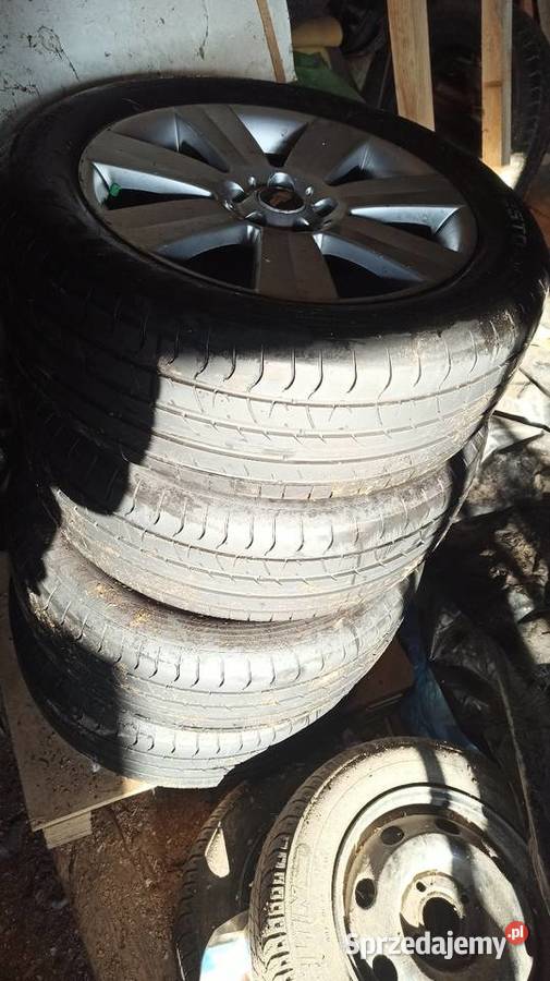 Komplet alufelgi opony 23555 R18 warmińsko-mazurskie