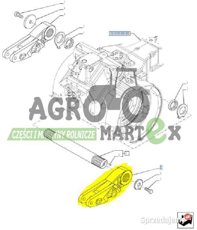 5198416 RAMIĘ PODNOŚNIKA RH T7 CNH Wichrów