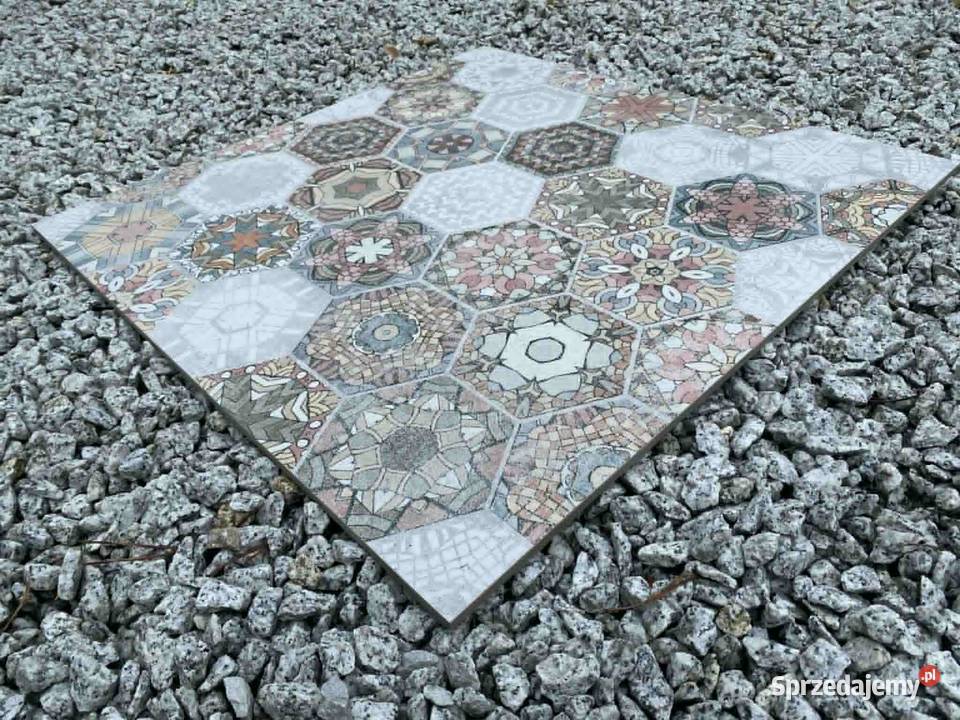 Wyprzedaż Gres PATCHWORK HEXAGON COLOUR 60x60 Dom i Ogród Grójec