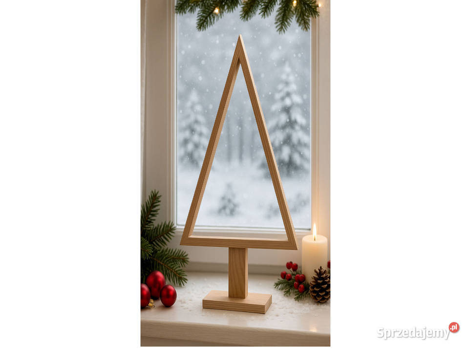 Choinka Drewniana Baza Do Ozdabiania Wysokość 50 Warszawa sprzedam