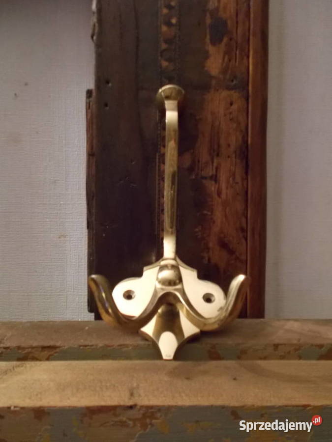 Piękny Stary Potrójny WieszakGruby Szczecin