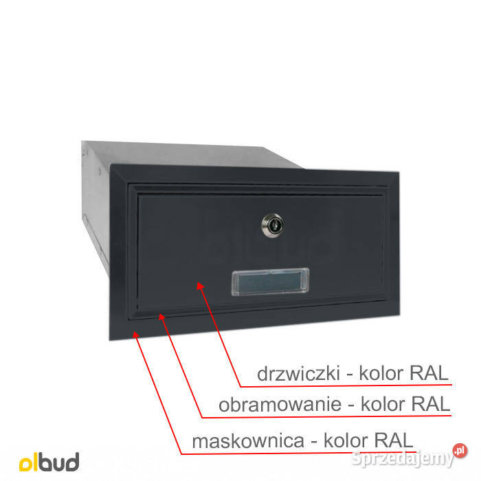 Skrzynka na listy z dzwonkiem maskownicą JONIEC Skrzynki na listy pomorskie Straszyn