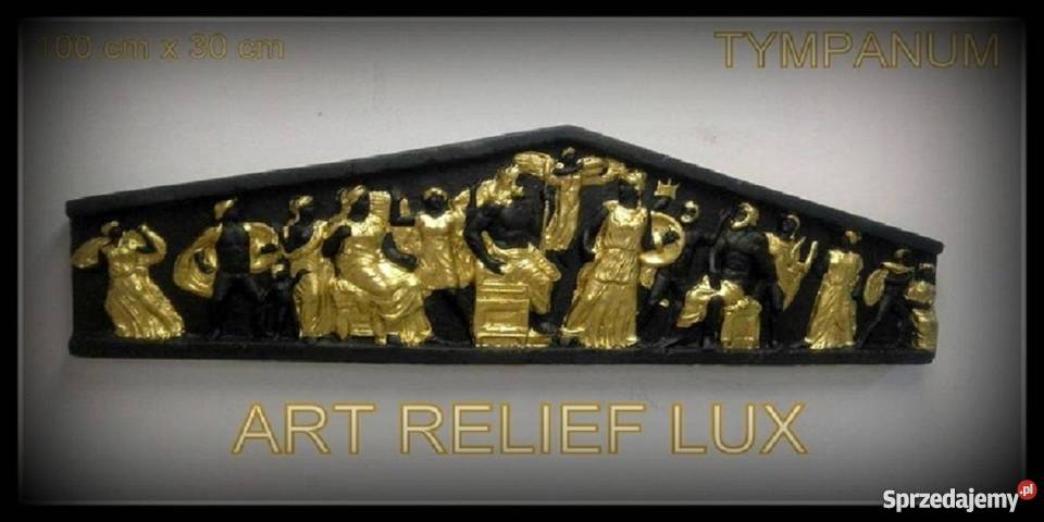 SZTUKATERIA GIPSOWA PŁASKORZEŹBA GRECKA CZARNO Ściany i elewacje lubuskie Zielona Góra sprzedam