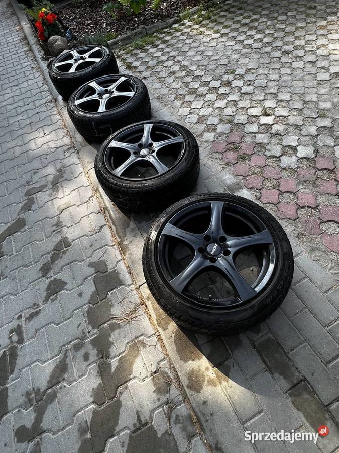 Opony zimowe Pirelli z felgami Ronal CLA 45 amg mazowieckie Warszawa sprzedam