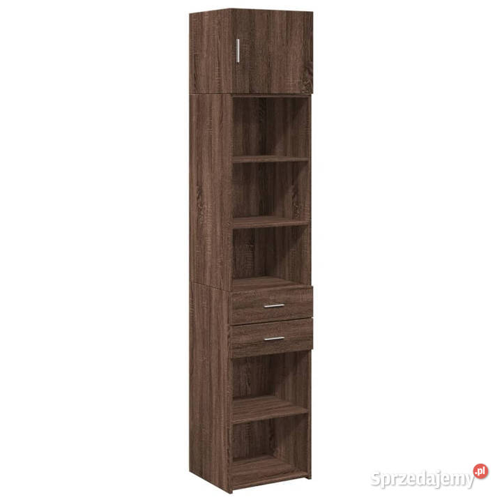 Wąska szafka brązowy dąb 45x425x225 WM3281300 Warszawa