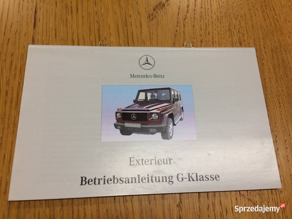 Mercedes G300TD G320 G500 instrukcja obsługi