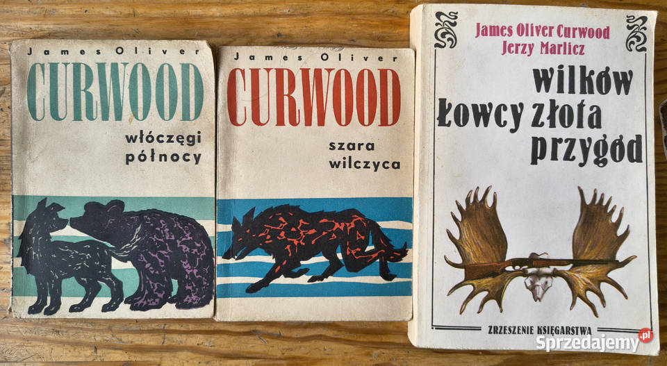 Zestaw trzech książek 1 Szara wilczyca Rok wydania 1958