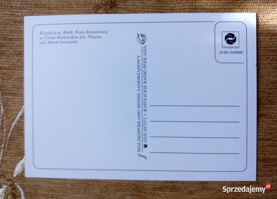 KOŚCIÓŁ MATKI BOŻEJ RÓŻAŃCOWEJ W ORTELU Piszczac