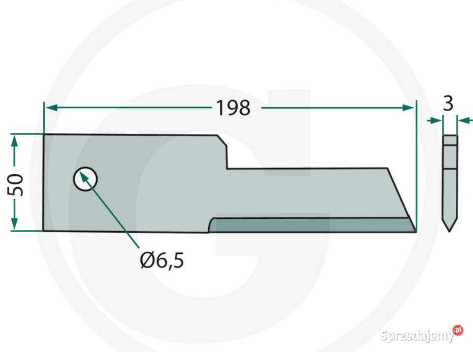 Nóż sieczkarni kombajn laverda holland john Solec