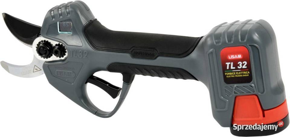 Sekator elektryczny LISAM TL32 kompletny Nożyce i sekatory