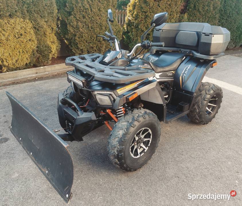 Quada Asix Fourcraft 250 Pług Kufer Łańcuchy sprzedam