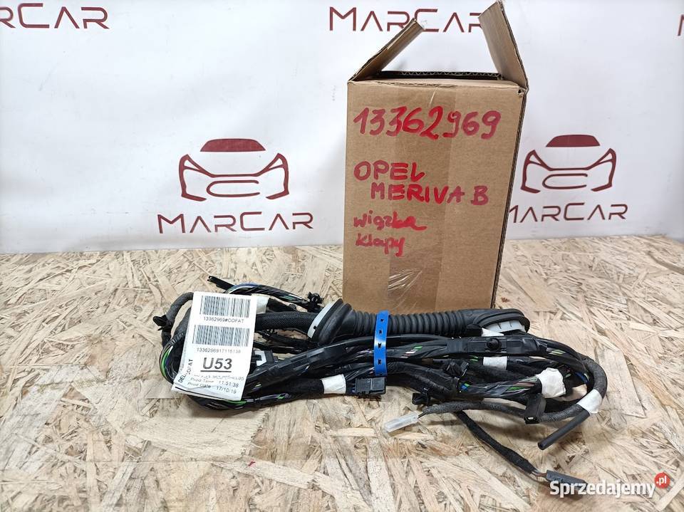 OPEL MERIVA B NOWA INSTALACJA ELEKTRYCZNA KLAPY Klapy bagażnika Pleszew