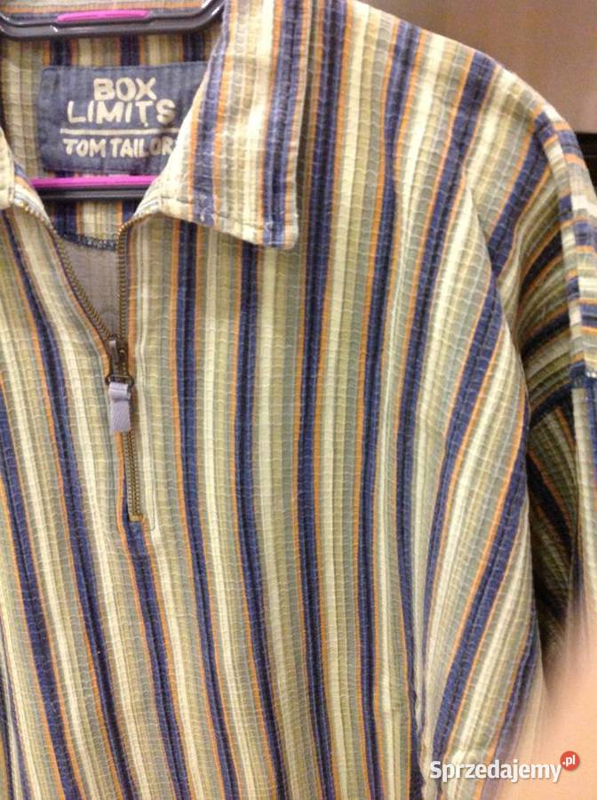 Bluza męska TOM TAILOR r XL pasy Odzież codzienna lubuskie Nowa Sól sprzedam