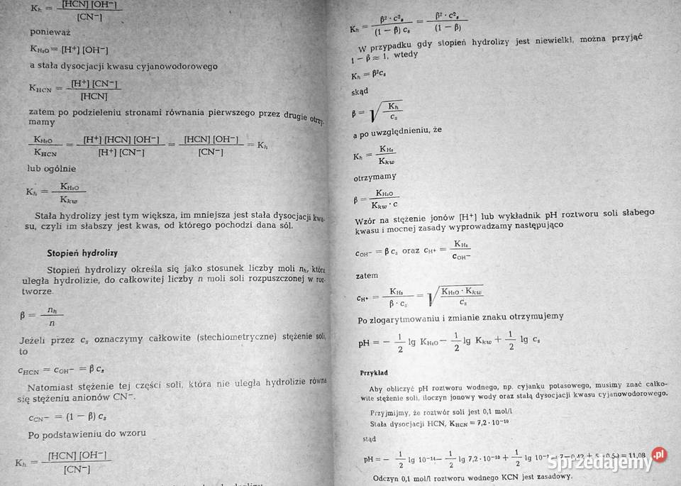Ćwiczenia z chemii ogólnej i fizjologicznej Chełm sprzedam