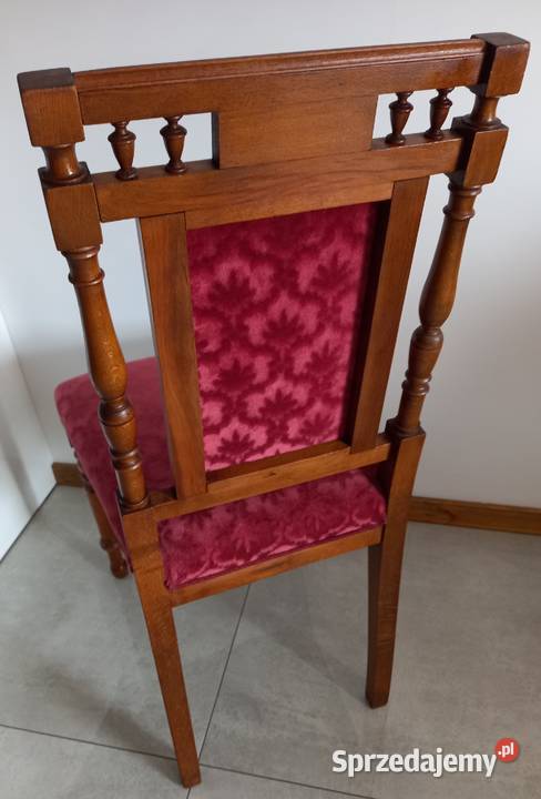 Eklektyczne krzesło gabinetowe przełom XIXXX W Meble Wrocław