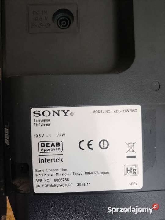 Sony Bravia 32 FULL HD kdl 32w705c TV i Video Krasna