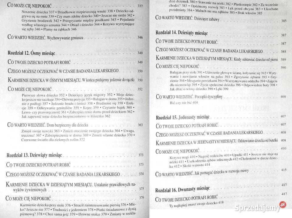 Pierwszy życia dziecka Heidi Murkoff A Eisenberg Rok wydania 2005 lubelskie Chełm