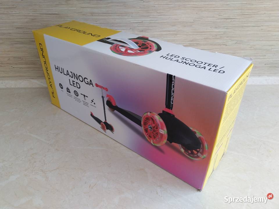 NAJTANIEJ Hulajnoga LED Trzykołowa 120mm Zabrze sprzedam