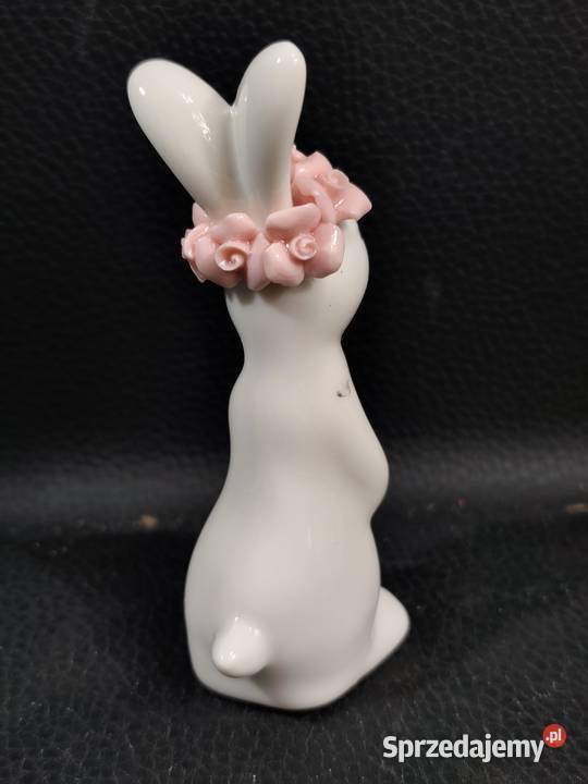 Porcelanowa figurka zajączka Dom i Ogród łódzkie